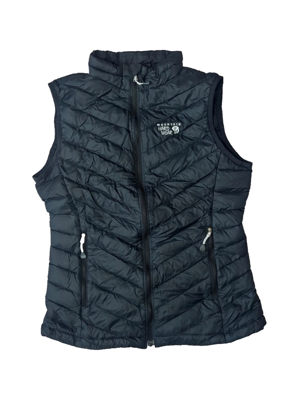 Mountain Hardwear Ghost Whisperer Down Vest Women Small. UL Black Puffer 800 fp